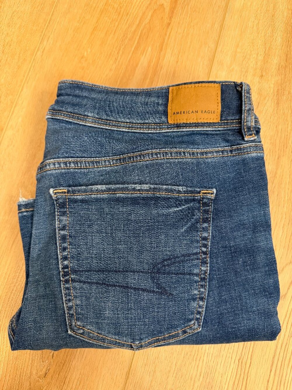 AE Next Level Low-Rise Kick Bootcut Jean, Size 12 X-Short